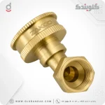 نازل سمپاش برنجی ۴ سوراخ تنظیمی مدل زانویی - تصویر 2