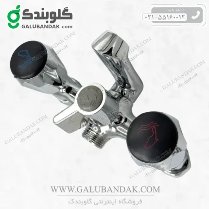 شیر آب حمام قدیمی (شیر حمام معمولی برنجی)