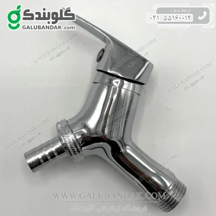 شیر حیاطی اهرمی برنجی (Pars Razi 120783)