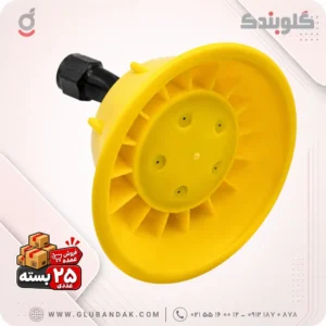 نازل پودرپاش پنج‌سوراخ ذاکو مدل ZG252 رزوه بیرون بسته 25 عددی