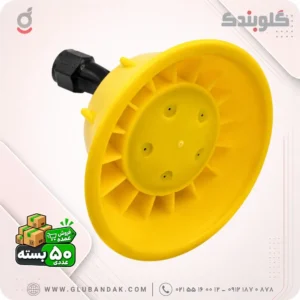 نازل پودرپاش پنج‌سوراخ ذاکو مدل ZG252 رزوه بیرون بسته 50 عددی